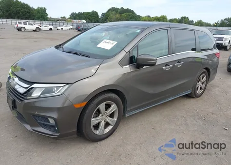 2018 Honda Odyssey Ex-L z USA, uszkodzony, nr VIN 5FNRL6H77JB054420